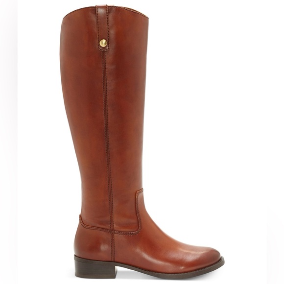 INC International Concepts Shoes - BRAND NEW Extra Wide Calf Riding Boots - Cognac Size 9W